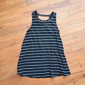 See You Monday Striped Shirt Sz S